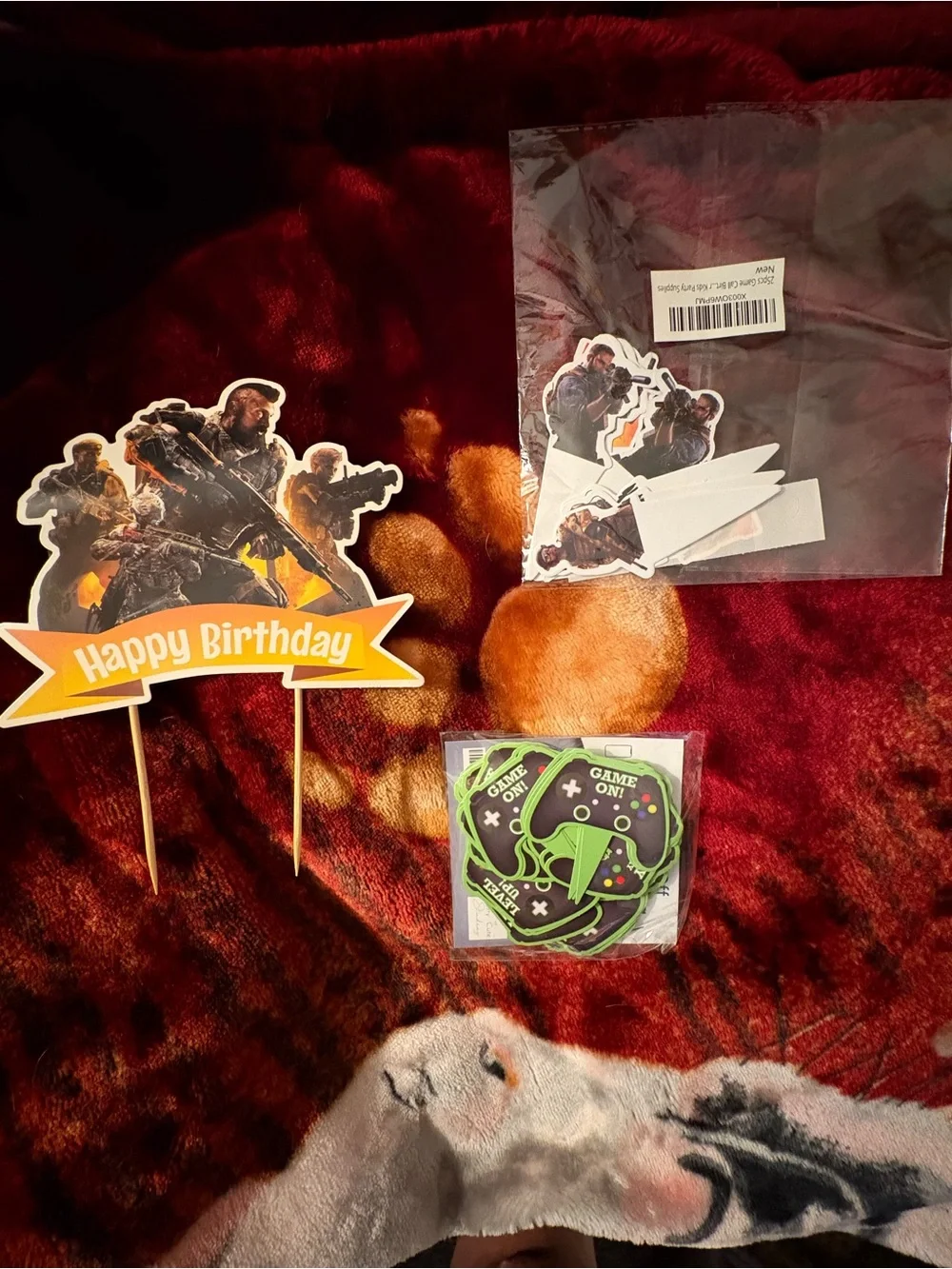 Gamer Video Game Birthday Party Supplies Lot Treat Bags Favors Decor